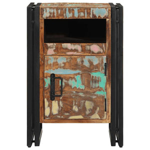 Massivholz Nachttisch Altholz 40x40 cm