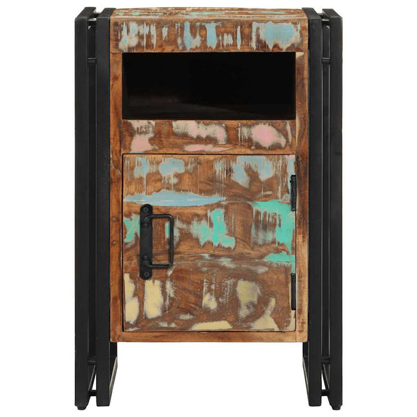 Massivholz Nachttisch Altholz 40x40 cm