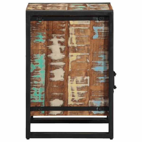 Massivholz Nachttisch Altholz 40x40 cm