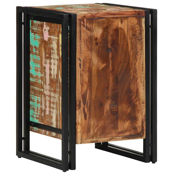 Massivholz Nachttisch Altholz 40x40 cm