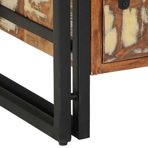 Massivholz Nachttisch Altholz 40x40 cm