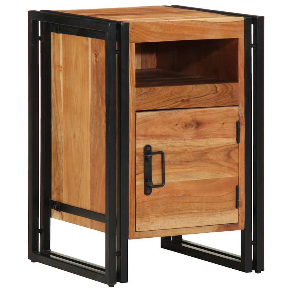 vidaXL Bedside Cabinet 40x40x59 cm Solid Acacia Wood