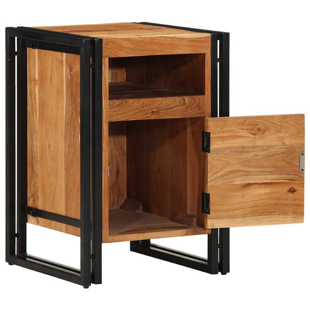 vidaXL Bedside Cabinet 40x40x59 cm Solid Acacia Wood
