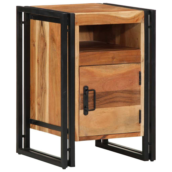 Akazie Nachttisch Massivholz 40x40x59 cm