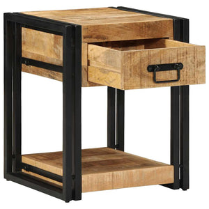 Nachttisch Mango Massivholz 40x40x50 cm