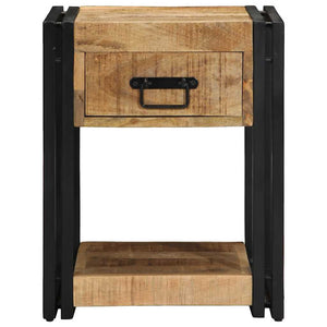 Nachttisch Mango Massivholz 40x40x50 cm