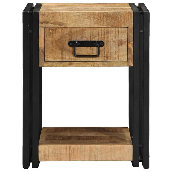 Nachttisch Mango Massivholz 40x40x50 cm