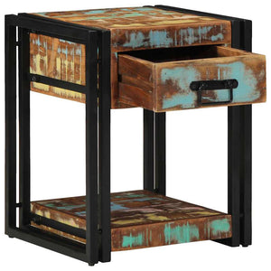 Nachttische 2er Set, Upgecyceltes Holz