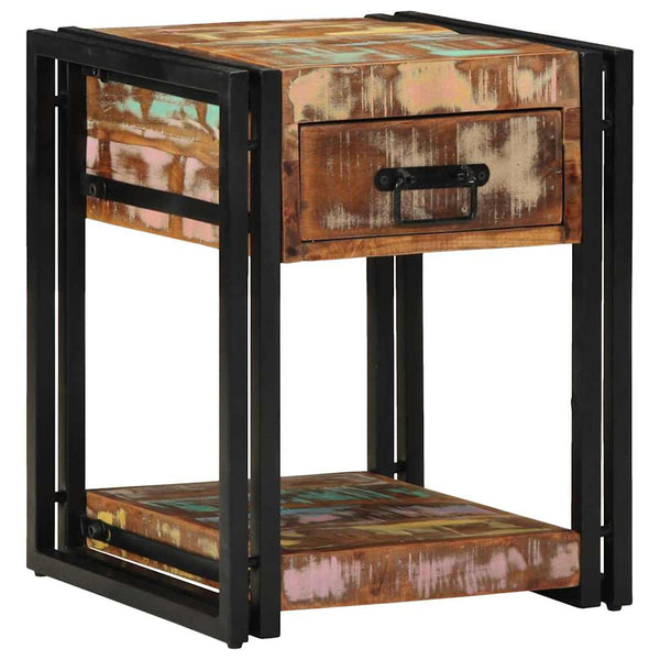 Nachttische 2er Set, Upgecyceltes Holz