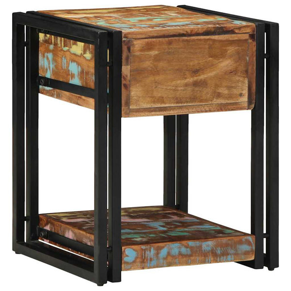 Nachttische 2er Set, Upgecyceltes Holz