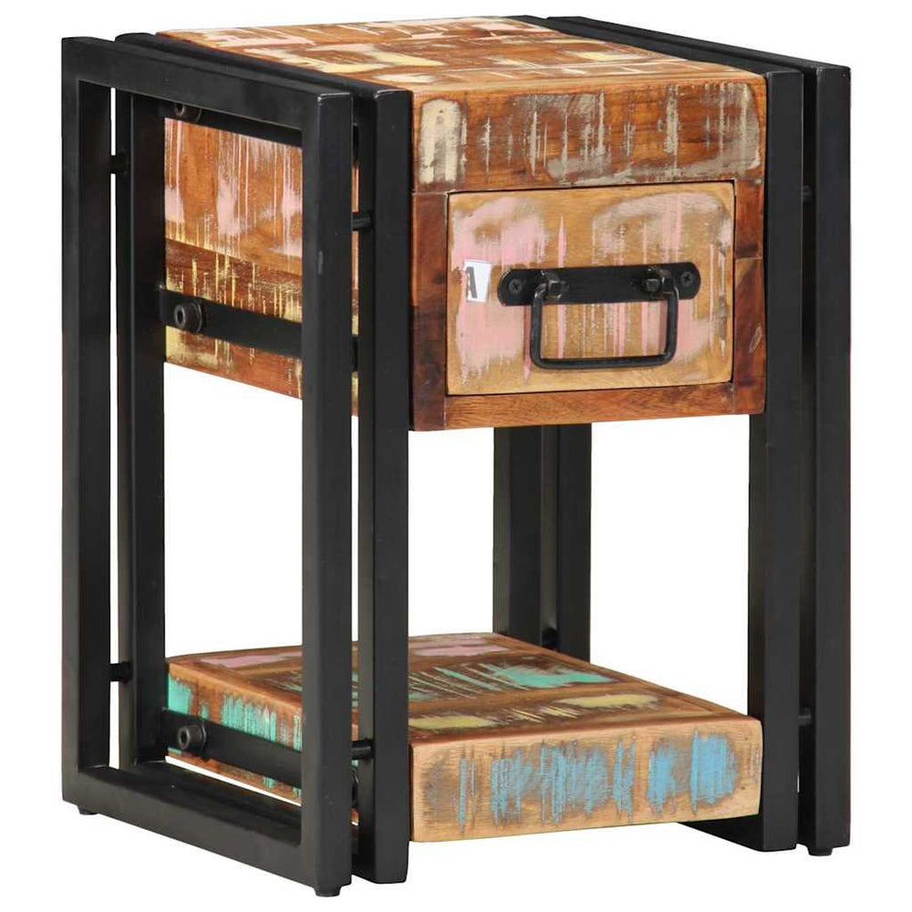 vidaXL Bedside Tables 2 pcs 30 x 30 x 40 cm Solid Reclaimed Wood