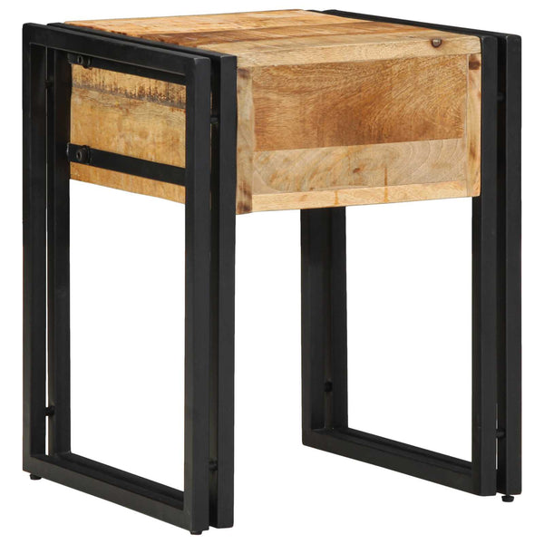 Nachttisch Mango Massivholz 40x40x50 cm