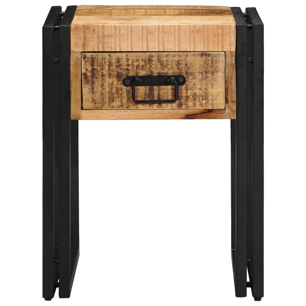 Nachttisch Mango Massivholz 40x40x50 cm