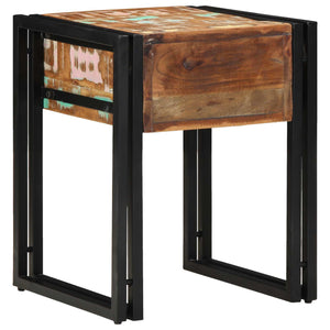 vidaXL Side Table 40 x 40 x 50 cm Solid Reclaimed Wood