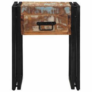 vidaXL Side Table 40 x 40 x 50 cm Solid Reclaimed Wood