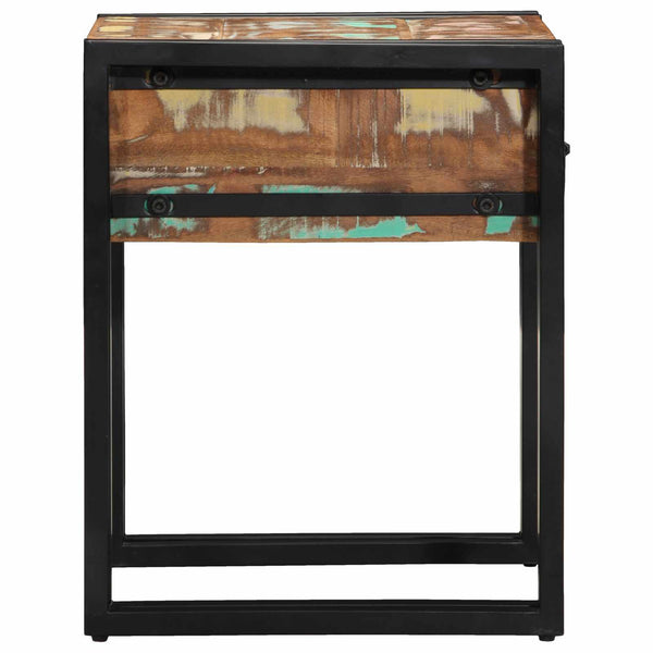 vidaXL Side Table 40 x 40 x 50 cm Solid Reclaimed Wood