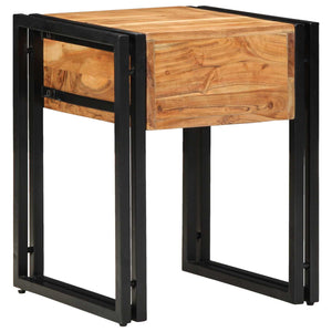 Beistelltisch Akazie mit Schubladen 40x40x50cm