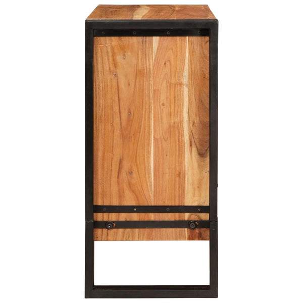 Braunes Sideboard Akazie Massivholz 66x70 cm