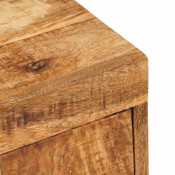 Nachttisch Braun Mango Massivholz 35x33x48 cm