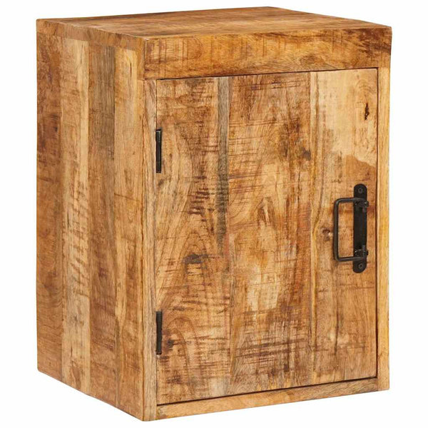 Nachttisch Braun Mango Massivholz 35x33x48 cm