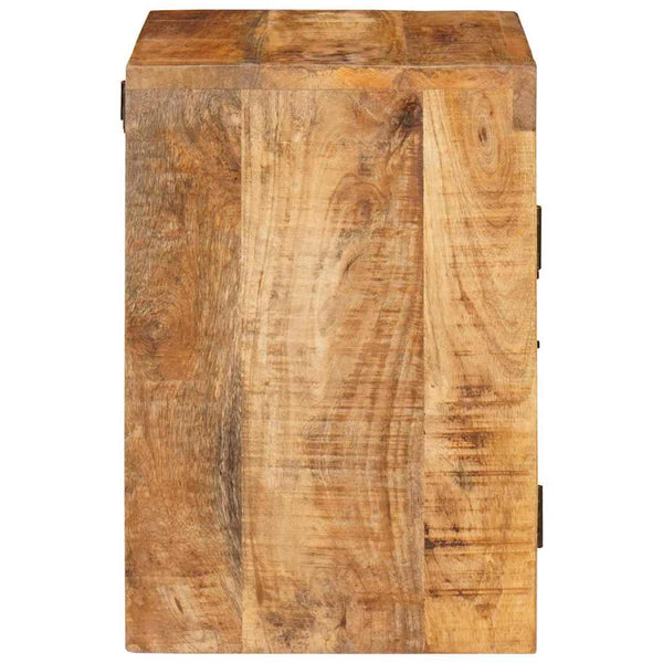 Nachttisch Braun Mango Massivholz 35x33x48 cm