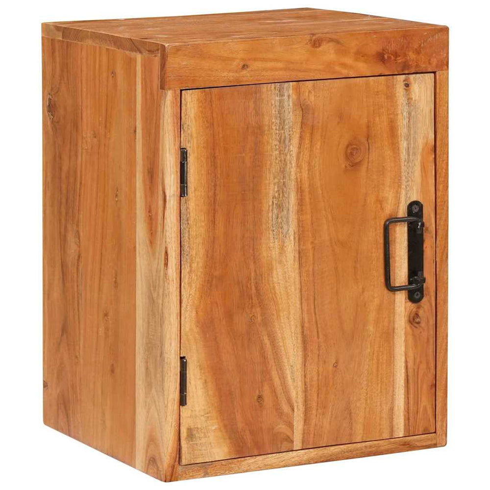 vidaXL Bedside Cabinet Brown 35 x 33 x 48 cm Solid Acacia Wood