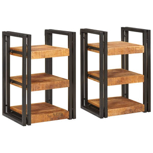 Nachttisch 2er Set Mango Massivholz