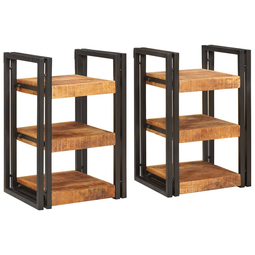 Nachttisch 2er Set Mango Massivholz