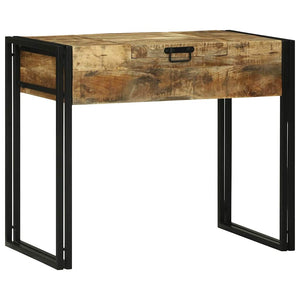 vidaXL Coiffeuses de chambre avec rangement Bois de manguier massif Marron