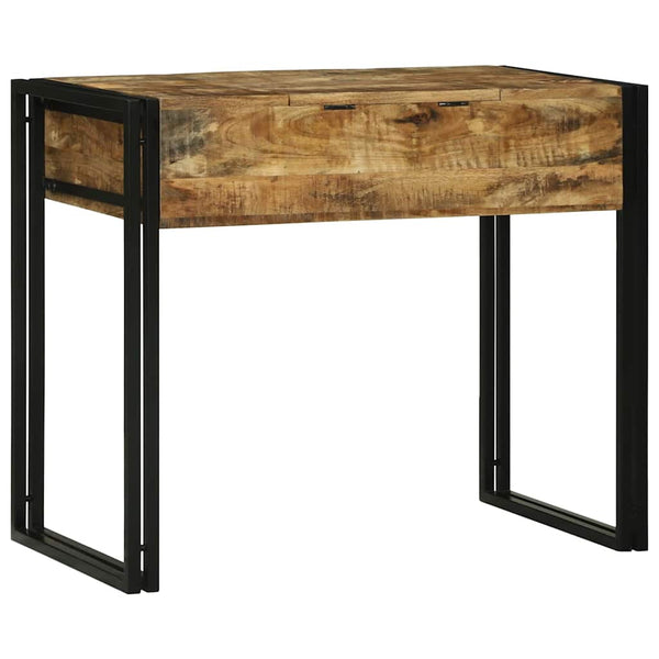 vidaXL Coiffeuses de chambre avec rangement Bois de manguier massif Marron