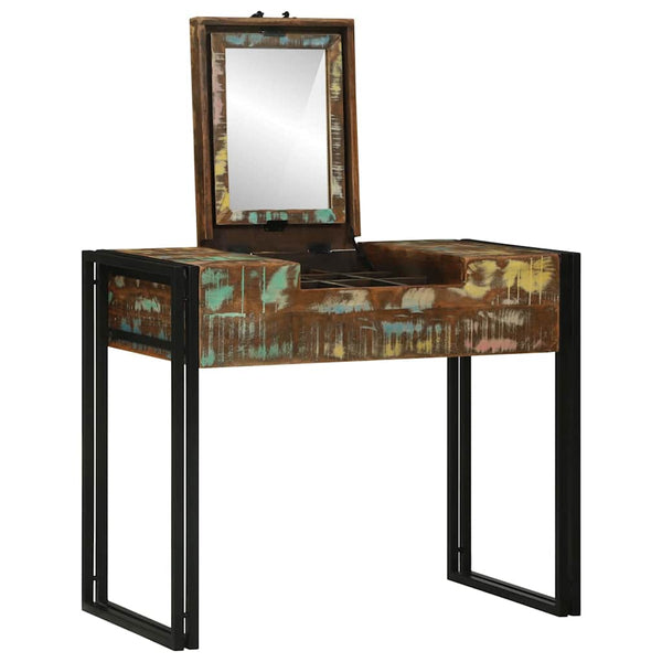 vidaXL Coiffeuses de chambre Multicolore Bois de récupération massif
