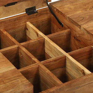 vidaXL Coiffeuses de chambre avec rangement marron en bois de manguier massif