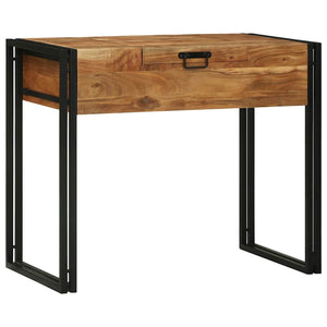 vidaXL Coiffeuses de chambre avec rangement marron en bois de manguier massif