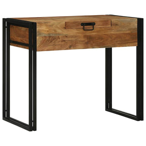 vidaXL Coiffeuses de chambre avec rangement marron en bois de manguier massif