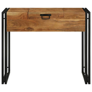 vidaXL Coiffeuses de chambre avec rangement marron en bois de manguier massif