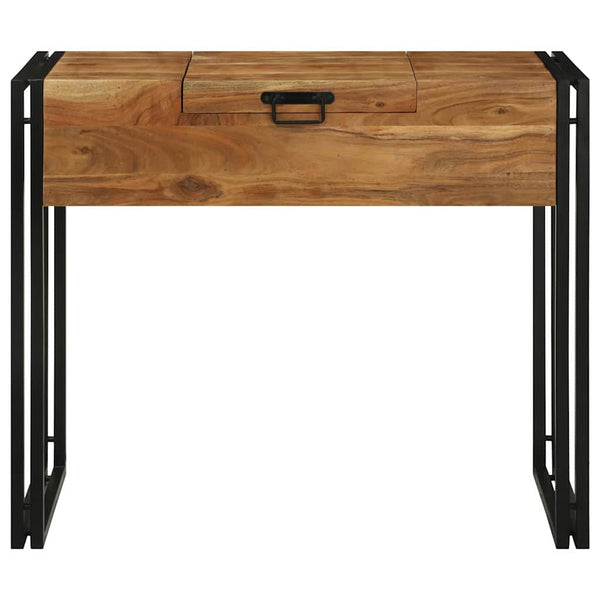 vidaXL Coiffeuses de chambre avec rangement marron en bois de manguier massif
