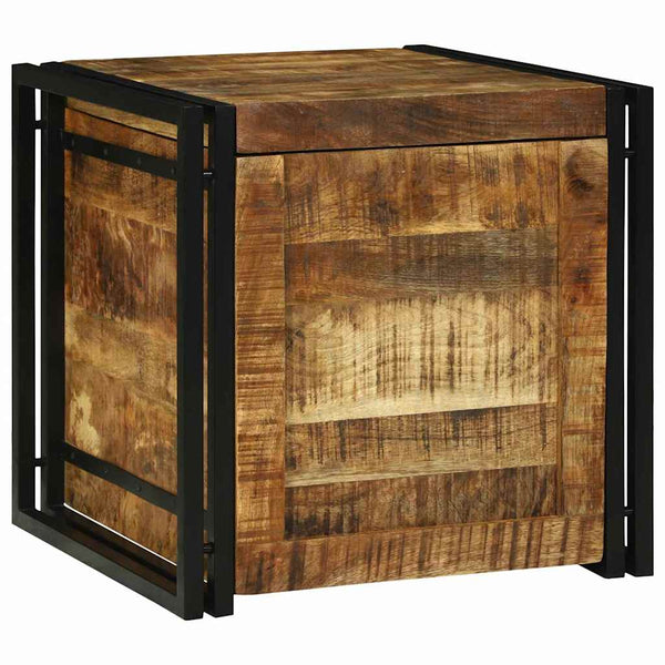 Aufbewahrungsbox Mangoholz 50x50x50 cm