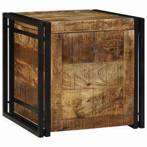 Aufbewahrungsbox Mangoholz 50x50x50 cm
