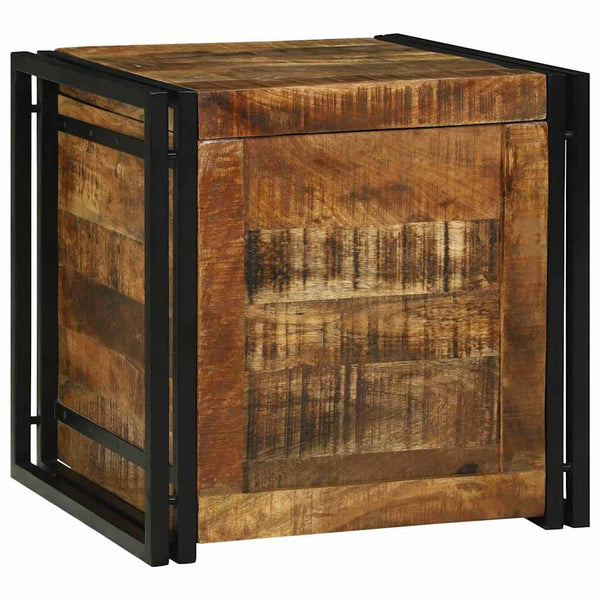 Aufbewahrungsbox Mangoholz 50x50x50 cm