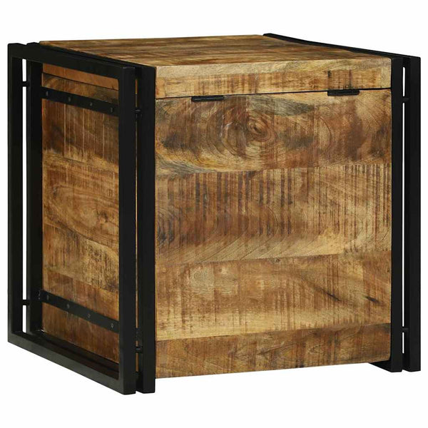 Aufbewahrungsbox Mangoholz 50x50x50 cm