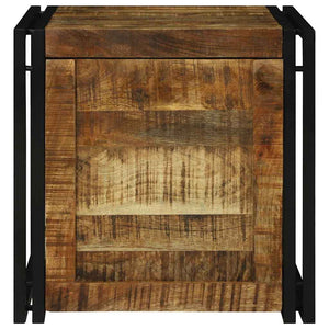 Aufbewahrungsbox Mangoholz 50x50x50 cm