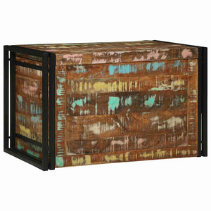 Aufbewahrungsbox Altholz Braun/Schwarz 80x50x50cm
