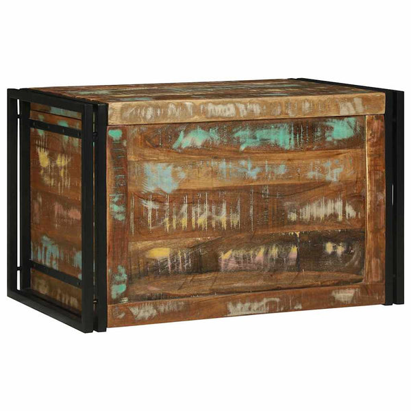 Aufbewahrungsbox Altholz Braun/Schwarz 80x50x50cm