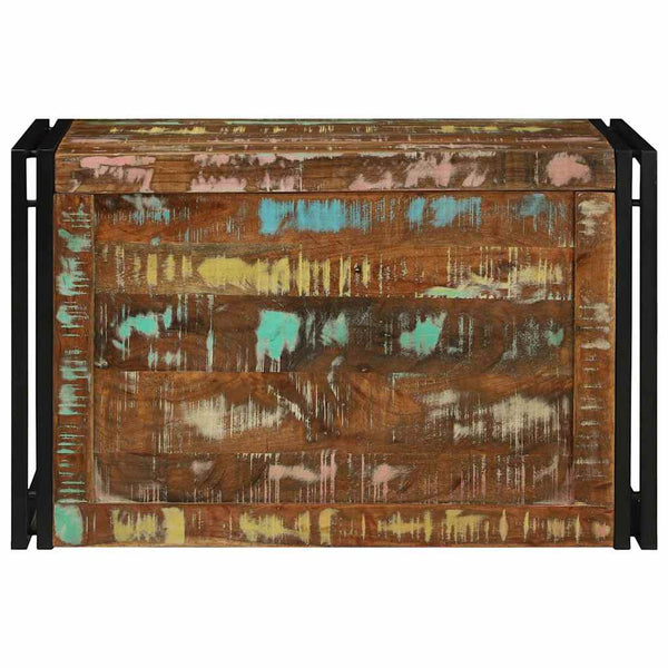 Aufbewahrungsbox Altholz Braun/Schwarz 80x50x50cm