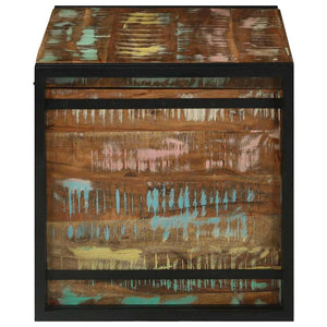 Aufbewahrungsbox Altholz Braun/Schwarz 80x50x50cm