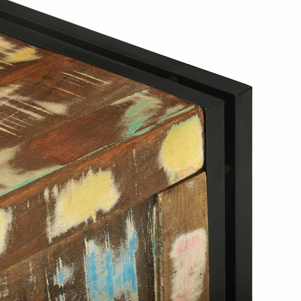 Aufbewahrungsbox Altholz Braun/Schwarz 60x40x41cm