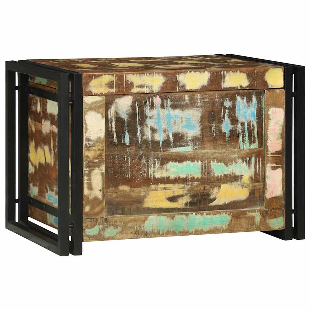 Aufbewahrungsbox Altholz Braun/Schwarz 60x40x41cm