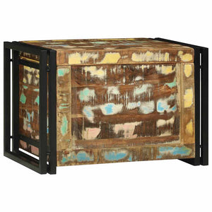 Aufbewahrungsbox Altholz Braun/Schwarz 60x40x41cm