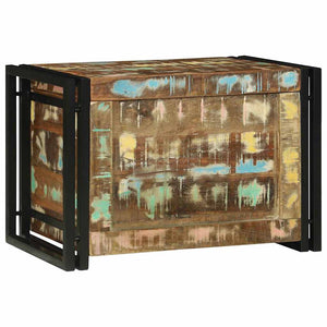Aufbewahrungsbox Altholz Braun/Schwarz 60x40x41cm