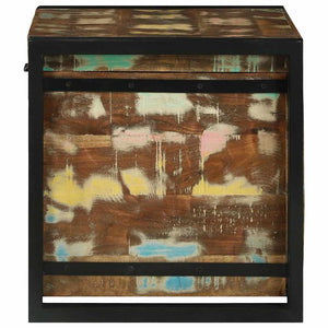 Aufbewahrungsbox Altholz Braun/Schwarz 60x40x41cm